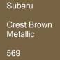 Preview: Subaru, Crest Brown Metallic, 569.